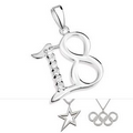 Sterling Silver Emblem Charm (Up to 0.5")